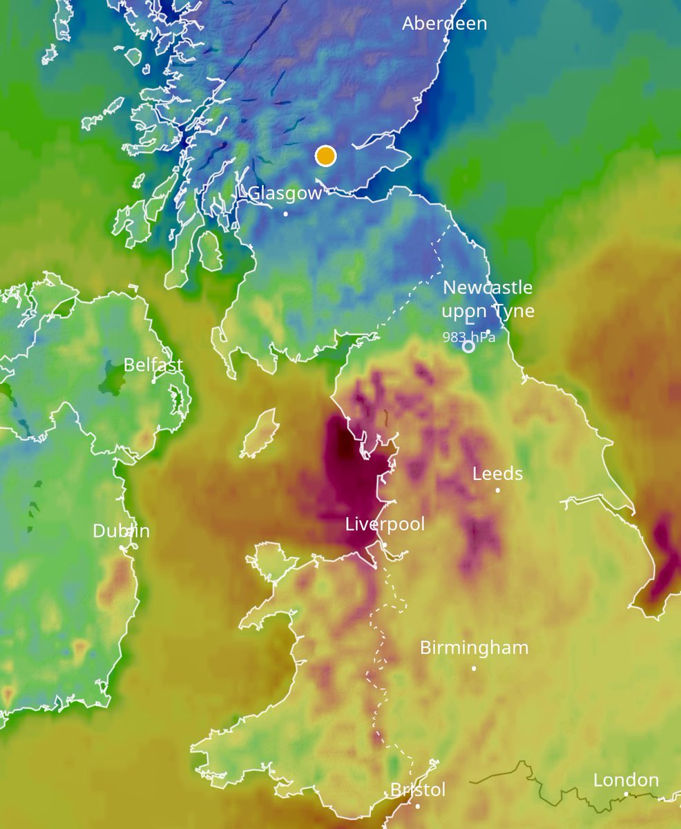 WindyWilson88's tweet photo. The darker the colour the stronger the WIND
Anyway. WHERE are you and is it WINDY (or just pishing down) ???
#wind #windcheck #windcast #cumbria #northumberland #lancashire #westyorkshire #northyorkshire #southwestscotland #themidlands #windywilson #friday #fridayvibes https://t.co/gvtoeGFYuR