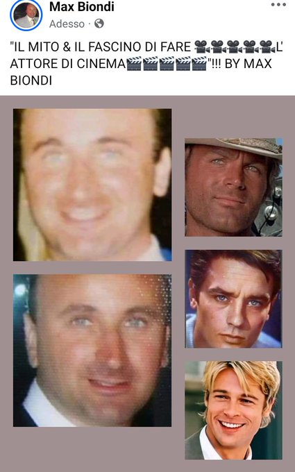 "IL MITO &amp; IL FASCINO DI FARE 🎥🎥🎥🎥🎥L' ATTORE DI CINEMA🎬🎬🎬🎬🎬"!!! BY MAX BIONDI https://t.co/78m81Om6b