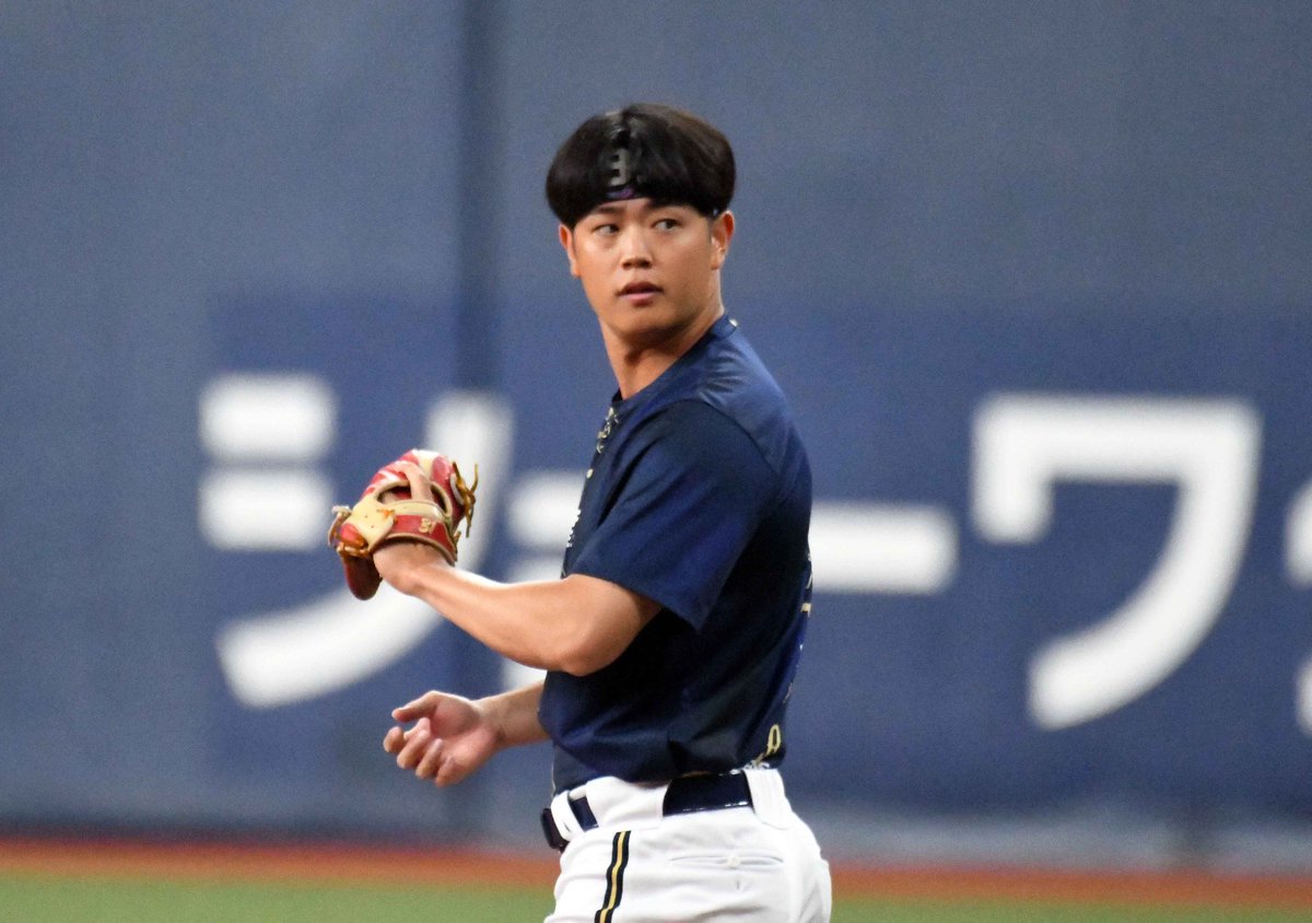 kita02YP's tweet photo. 【8月23日 #オリックス-#ロッテ①】

#太田椋 選手が京セラに合流

@orifullc2 
#Bs2024 https://t.co/WaQOXxCHaO