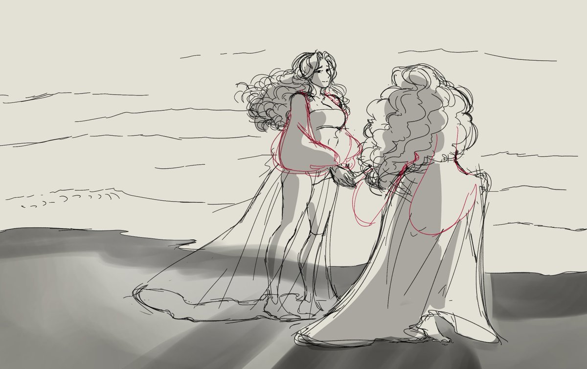 camo_nille's tweet photo. the sketch <----> the finished project https://t.co/783mhuGG9j
