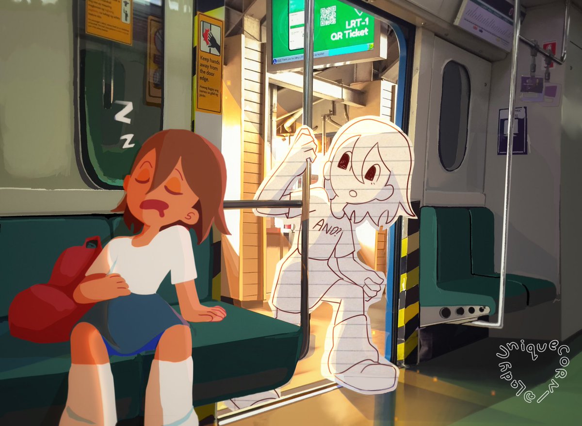 LadyUniquecorn's tweet image. What if the Lineart layer and Color Layer were separated?