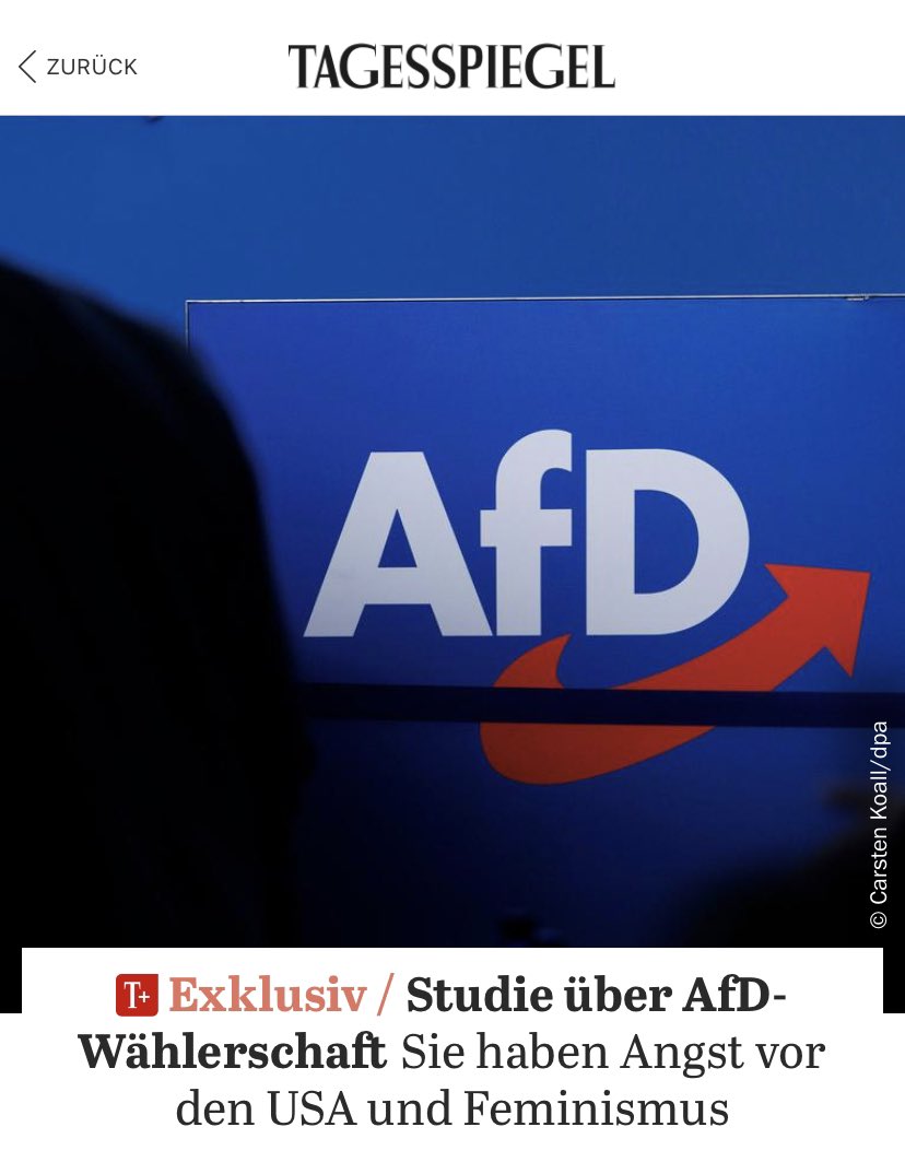 Jeder dritte AfD-Wähler billigt Gewalt gegen Politiker. Zu diesem Schluss kommt eine repräsentative <a href="/pollytix_gmbh/">pollytix strategic research</a>-Studie, die dem <a href="/Tagesspiegel/">Tagesspiegel</a> exklusiv vorliegt. Ein paar erschreckende Erkenntnisse ⬇️