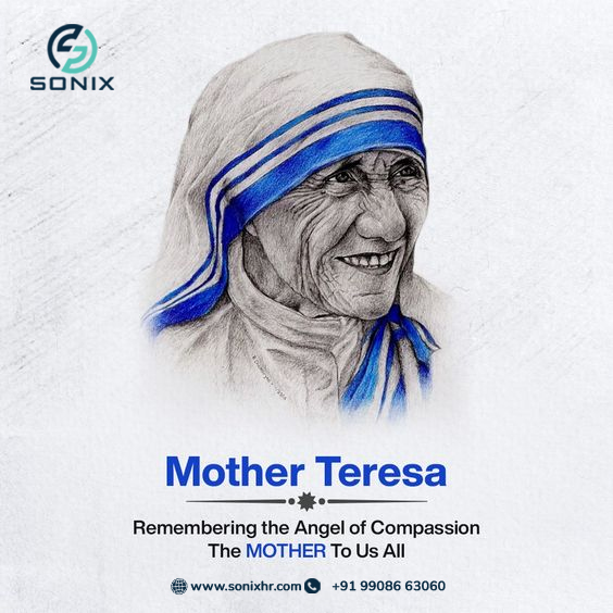sonixskillhub's tweet image. 🌟Remembering Mother Teresa on her Birth anniversary, a true symbol of unconditional love and service..🌸🙏
.
#MothersTeresa #BirthAnniversary #AngelOfMercy #trending #trendingpost #trendingnow #instagram #love #sonix #sonixshub #sonixhr