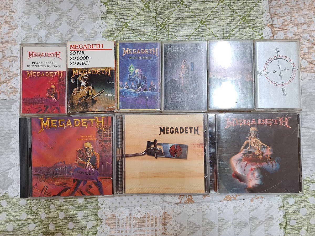 prometaller's tweet photo. Megadeth 🇺🇸 collection 🔥🔥 https://t.co/M6GvvWGDWQ