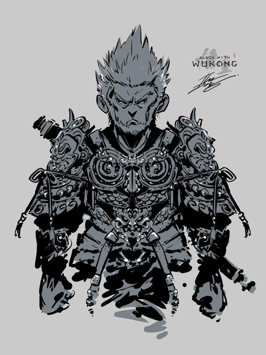 black myth wukong fanart 
#blackmythwukong #theduang #drawings 
#sketch