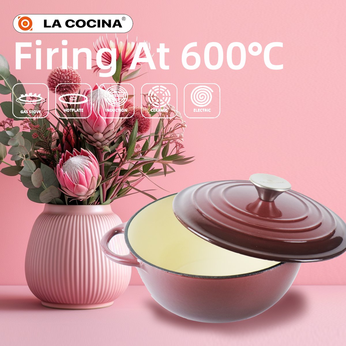 big5cookware's tweet photo. La   Cocina 7 Piece Vintage Maroon Cast Iron Enamel Cookware Set
      https://t.co/GlFmL6PHFq
    WhatsApp 060 6999 888 for service
    #Big5Cookware #NewWorldEnamel #NewWorldEnamelware #SouthAfrican   #Enamelware#la cocina https://t.co/YV9ojWvmXl