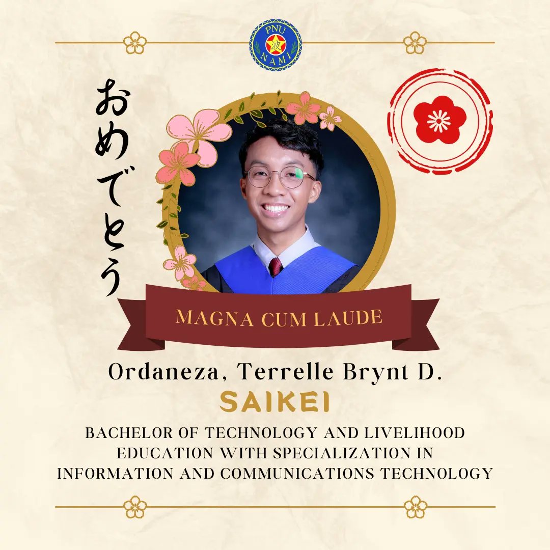 PNUNami_Manila's tweet photo. "𝑵𝒐 𝒎𝒂𝒕𝒕𝒆𝒓 𝒉𝒐𝒘 𝒉𝒂𝒓𝒅 𝒐𝒓 𝒊𝒎𝒑𝒐𝒔𝒔𝒊𝒃𝒍𝒆 𝒊𝒕 𝒊𝒔, 𝒏𝒆𝒗𝒆𝒓 𝒍𝒐𝒔𝒆 𝒔𝒊𝒈𝒉𝒕 𝒐𝒇 𝒚𝒐𝒖𝒓 𝒈𝒐𝒂𝒍." 
~ 𝑴𝒐𝒏𝒌𝒆𝒚 𝑫. 𝑳𝒖𝒇𝒇𝒚

Cheers to all graduating Namijins! ごぞつぎょう おめでとう ございます! 🎓🎊💓

#IkuzoNAMI

🖼️NamiArtist: Hitoko

~ 4/5 https://t.co/2k5wsqlKkY