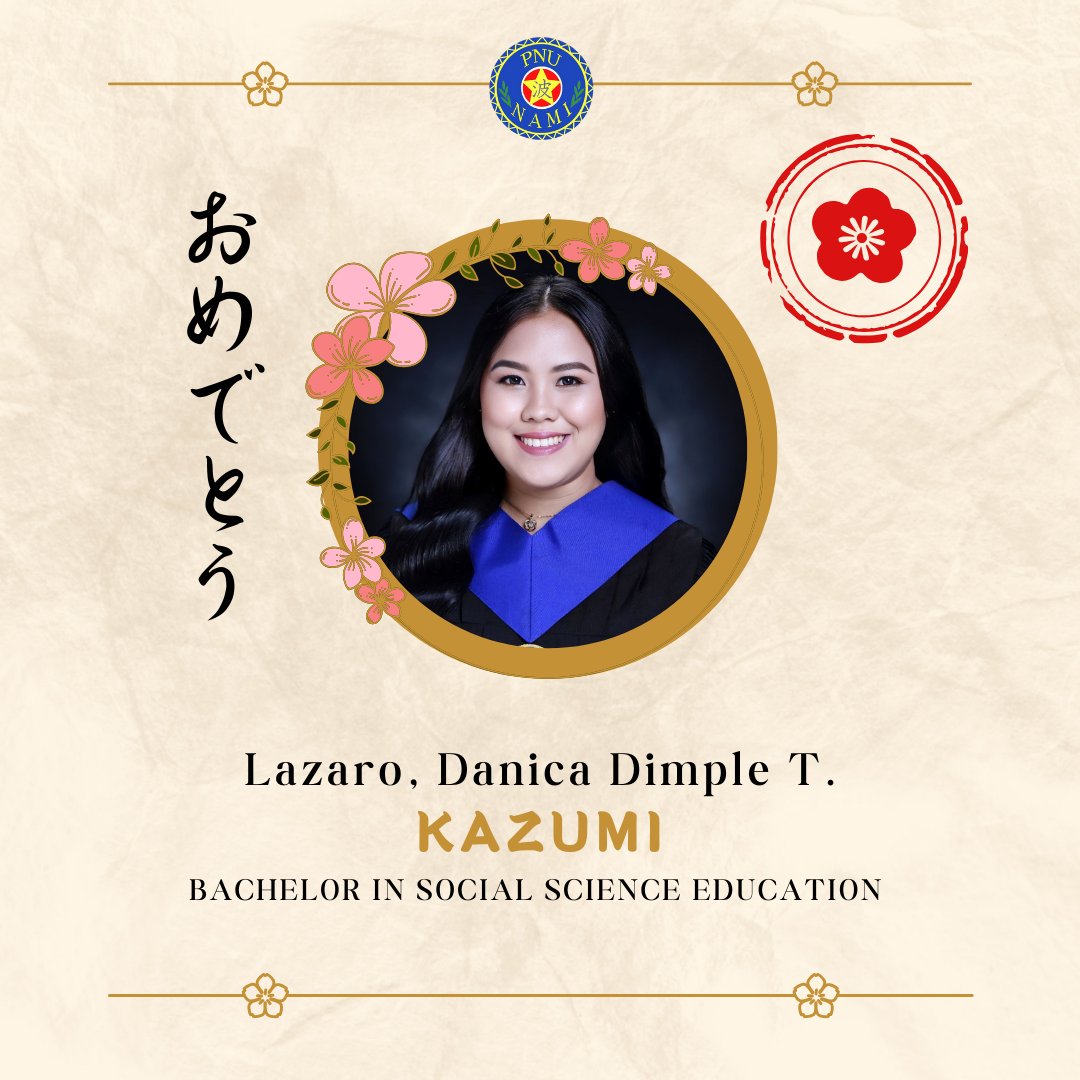 PNUNami_Manila's tweet photo. "𝑵𝒐 𝒎𝒂𝒕𝒕𝒆𝒓 𝒉𝒐𝒘 𝒉𝒂𝒓𝒅 𝒐𝒓 𝒊𝒎𝒑𝒐𝒔𝒔𝒊𝒃𝒍𝒆 𝒊𝒕 𝒊𝒔, 𝒏𝒆𝒗𝒆𝒓 𝒍𝒐𝒔𝒆 𝒔𝒊𝒈𝒉𝒕 𝒐𝒇 𝒚𝒐𝒖𝒓 𝒈𝒐𝒂𝒍." 
~ 𝑴𝒐𝒏𝒌𝒆𝒚 𝑫. 𝑳𝒖𝒇𝒇𝒚

Cheers to all graduating Namijins! ごぞつぎょう おめでとう ございます! 🎓🎊💓

#IkuzoNAMI

🖼️NamiArtist: Hitoko

~ 3/5 https://t.co/HHG6g2Zuqv