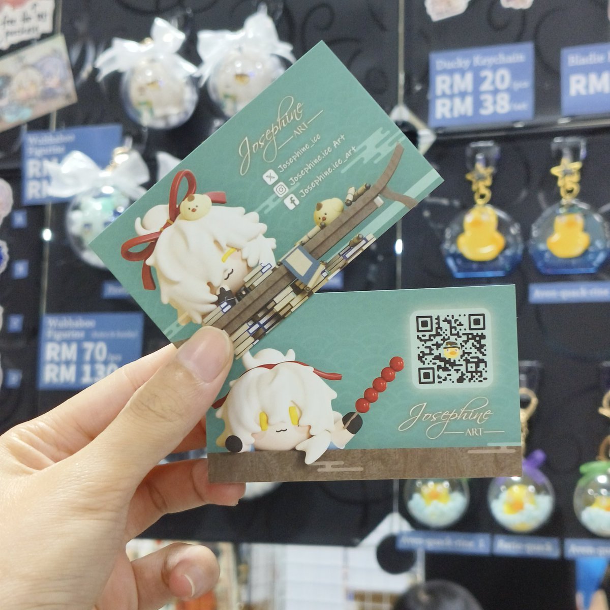 josephine_ice's tweet image. We are at #AniManGaki2024 booth #F21!💓💓💓
Feel free to take the name card and snap a photo with them💓💓💓