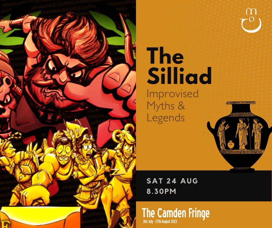 Tomorrow! Silly mythological mayhem from @thesilliad, crafted from your suggestions! From the roaring thunder of Mount Olympus to the frozen tundra of Scandinavia! If you love improv, this is not a show to myth!

🔱 loom.ly/sUxOOrA 🔱