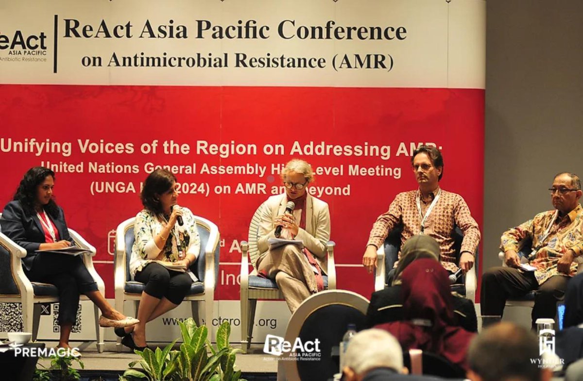 OneHealthTrust's tweet image. This week, OHT's @geetanjali19sep joined regional AMR experts at the @reactgroup Asia Pacific Annual Antimicrobial Resistance Conference 2024.
Learn more here: reactgroup.org/act-on-amr-now…
#ACTonAMRNOW #ReAct2024 #FromPeopletoLeaders #Indonesia #Jakarta