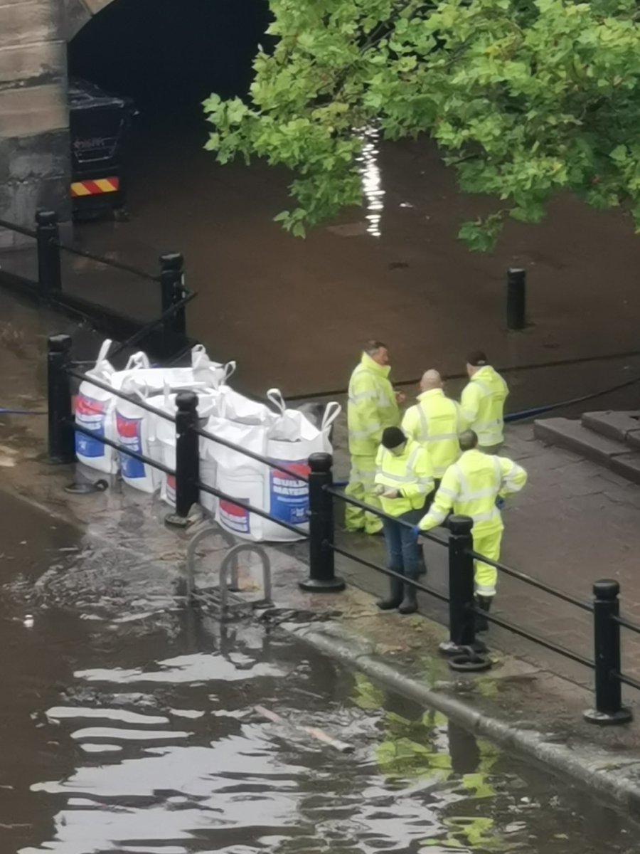 Looks like the Tyne just about broke its banks. It must be that Summer Bank Holiday weather.