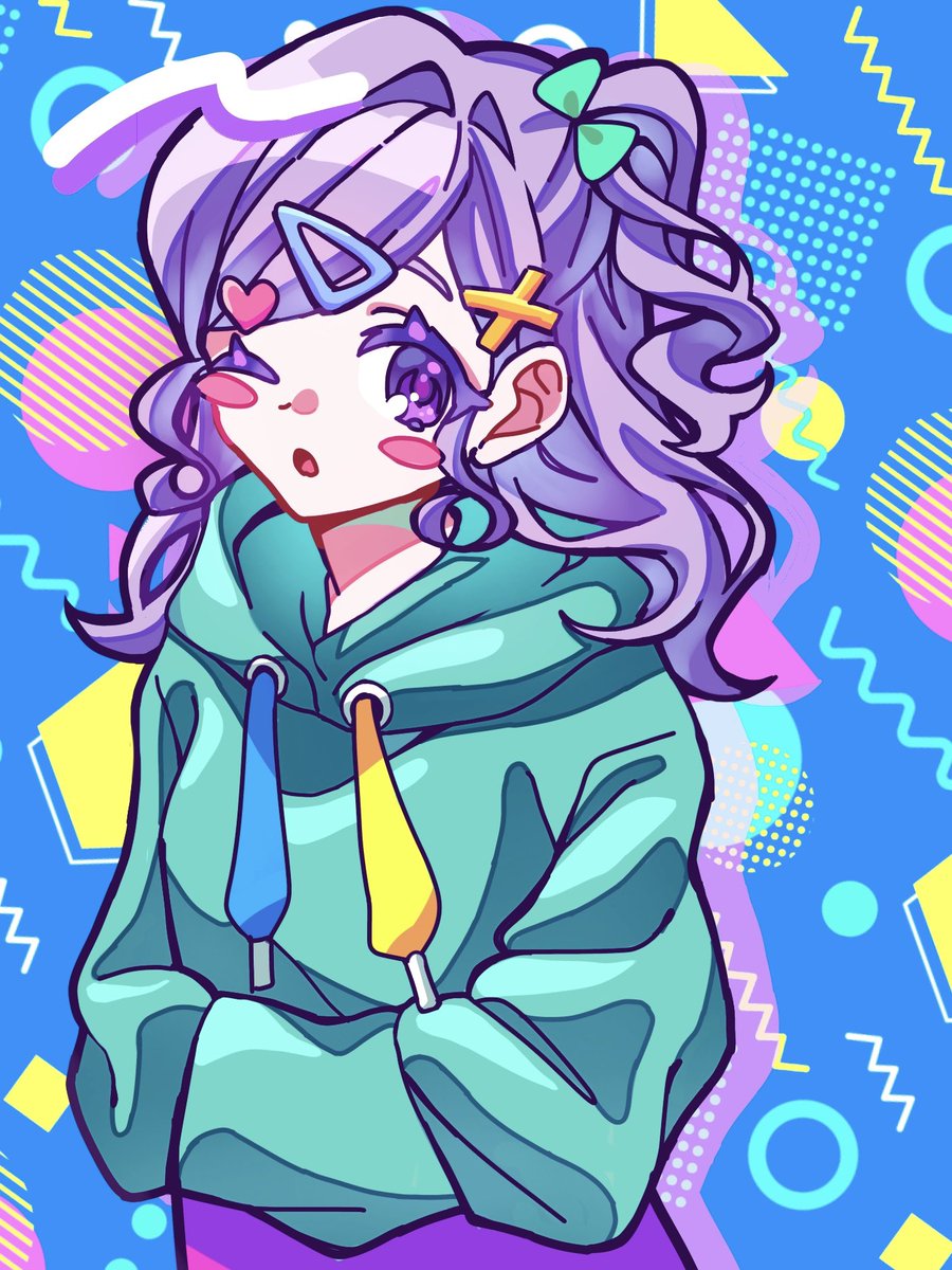 パーカー胡桃(筆が乗って誰？になった) #100カノファンアート