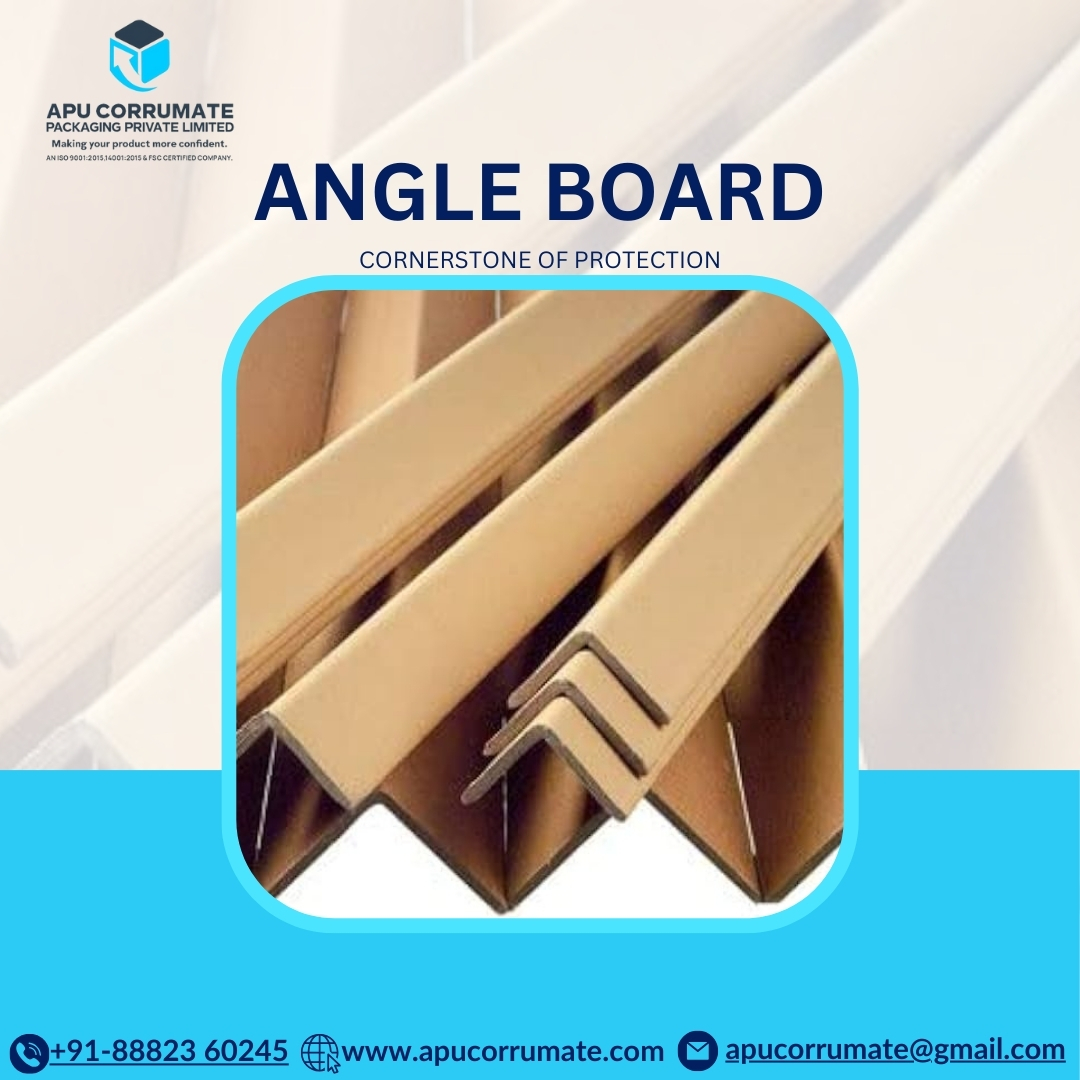 APUcorrumate_88's tweet image. Angleboard, also called edge protectors or corner boards, is a convenient tool that keeps the edges and corners of your pallets safe from dents, dings, and damage.
#AngleBoard #PackagingProtection #DurableShipping #EdgeProtection #apucorrumate #packagingsolution #packaging
