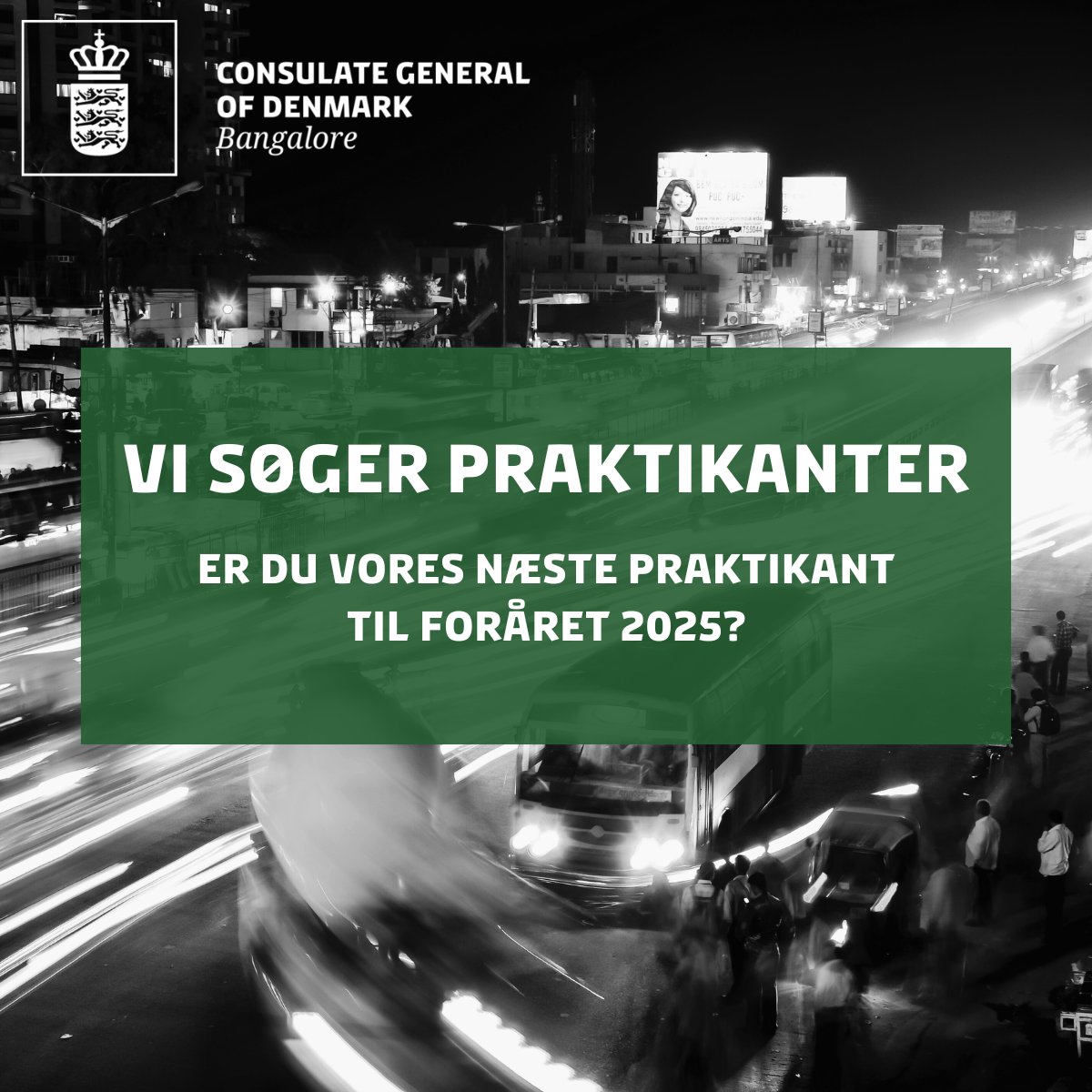 Generalkonsulatet i Bangalore søger lige nu to praktikanter til Innovationscenteret (ICDK) og handelsafdelingen (TC) til foråret 2025.

Deadline : 01. september 2024

Læs mere her: lnkd.in/dVAzWN3t

<a href="/DanishMFA/">Denmark MFA 🇩🇰</a> <a href="/UFM_MIN/">Uddannelses- og Forskningsministeriet</a> <a href="/DenmarkinIndia/">Rasmus Abildgaard Kristensen</a> 

#JobOpportunities #praktik #indien