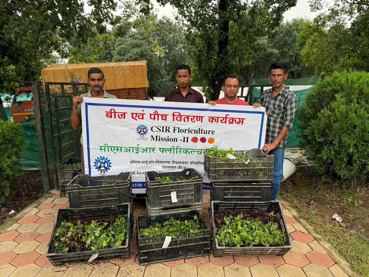 CSIR-Institute of Himalayan Bioresource Technology tweet media