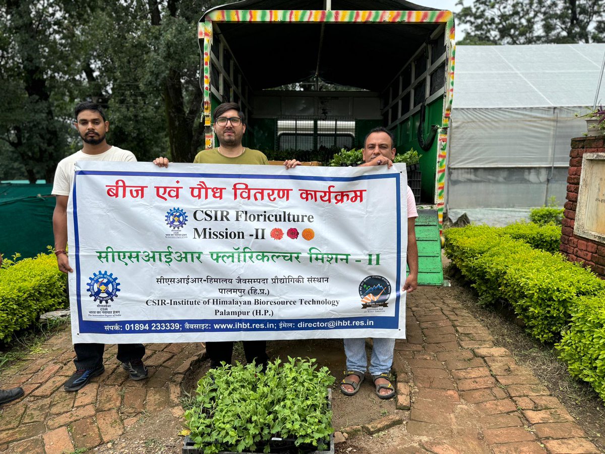 CSIR-Institute of Himalayan Bioresource Technology tweet media