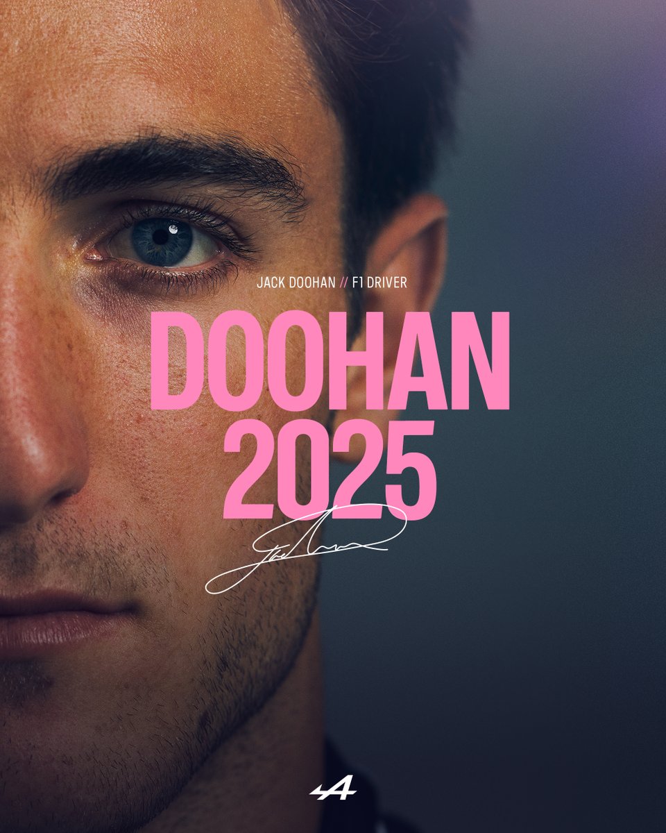 Dreams 𝘿𝙤𝙤 come true ✨

Jack Doohan will complete our line-up for 2025