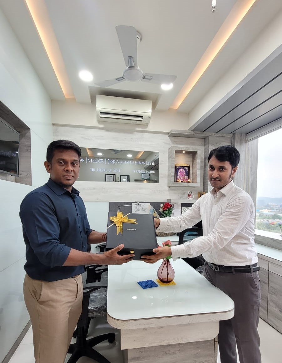 buildtrack's tweet image. BuildTrack is delighted to present Mr. Rajveer of Delecon Design, one of the premium Architects of Mumbai, with our state-of-the-art WiFi Keypads.  

#Architects #SmartTouchSwitches #Keypad #SmartHomes #HomeAutomation #SmartApp