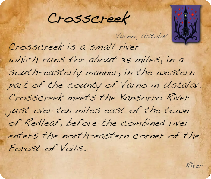 GolarionToday's tweet photo. Crosscreek, Varno, Ustalav
https://t.co/tEqy6Gy6lC
#Crosscreek #Varno #Ustalav #KansorroRiver #Redleaf #ForestOfVeils https://t.co/ld0KLeOu5O