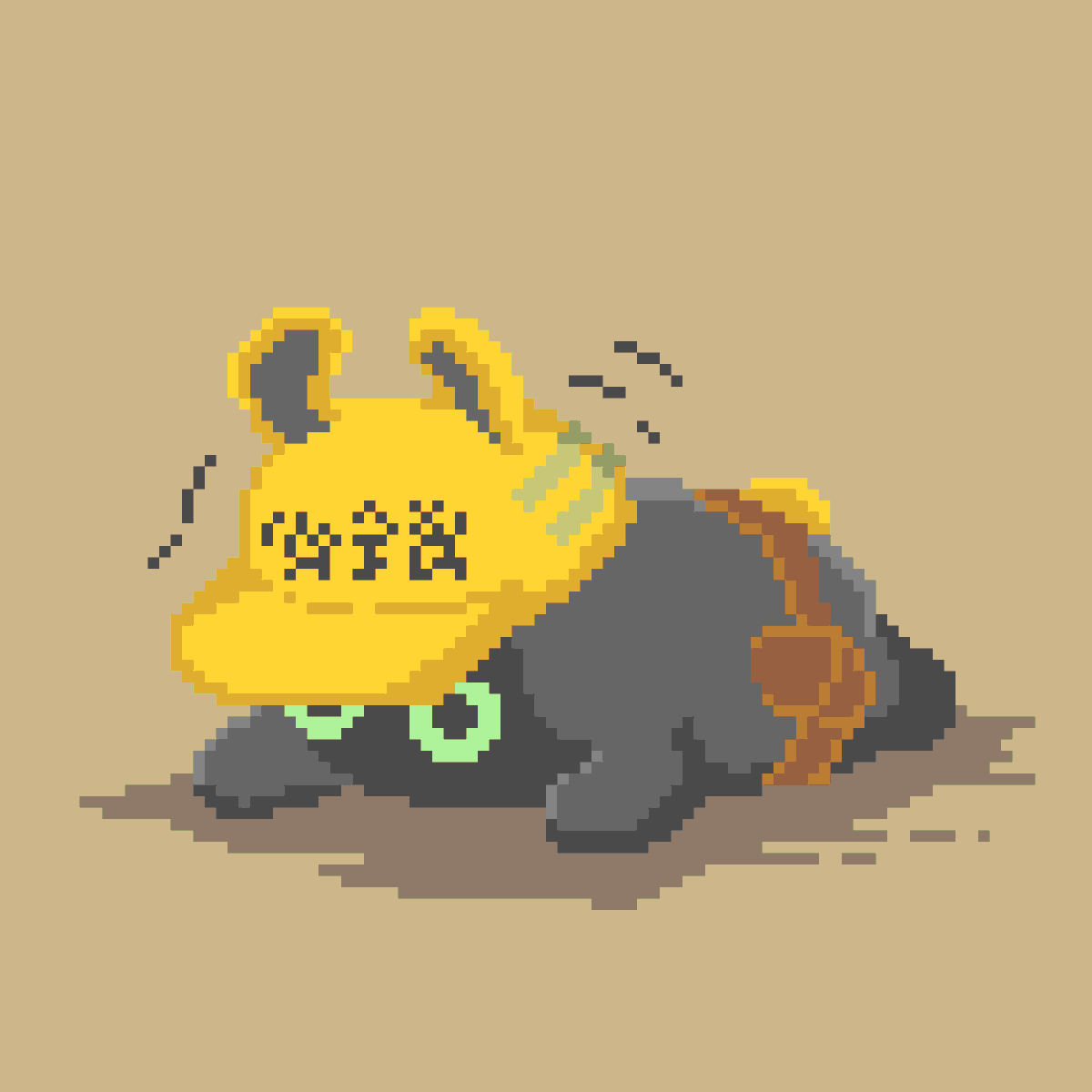 zzzero #bangboo #pixelart #ドット絵 Bangboo sniff