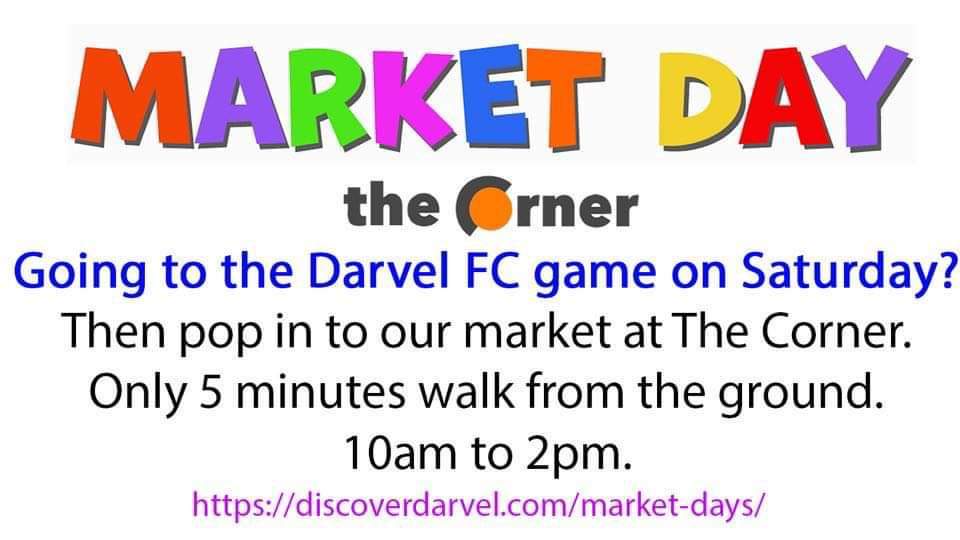 Going to the <a href="/darvelfc/">Darvel FC</a> game this Saturday? Pop in to the market before kick off! <a href="/pollokfc/">Pollok FC</a>