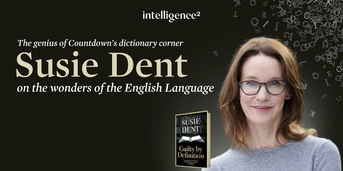intelligence2's tweet photo. 🚨Don't miss  @susie_dent talk about her debut novel 'Guilty by Definition' at the @KilnTheatre on September 30! 

Get your tickets today👇
https://t.co/8ZBfzUk9FE https://t.co/DK6FDsjIGz