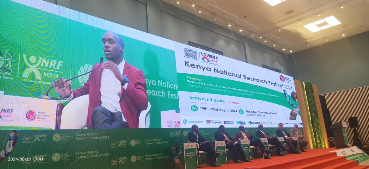 IsisaLtd's tweet photo. 🌿This week, we had the privilege of participating in the Kenya National Research Festival 2024, which concludes today! 🎉 

Our Director of Operations was a panelist, sharing insights and contributing to discussions on sustainable innovations and the future of research. https://t.co/JOUwrK3nHx