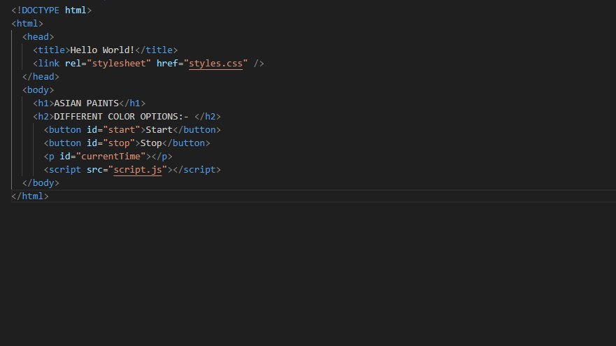 Harshit071004's tweet image. DAY 20| #WebDevChallenge Today I authored an engaging project to vary the background on clicking start and stops on clicking stops. Investigating the document object model and event listeners. #100DaysOfCode #JavaScript #WebDev