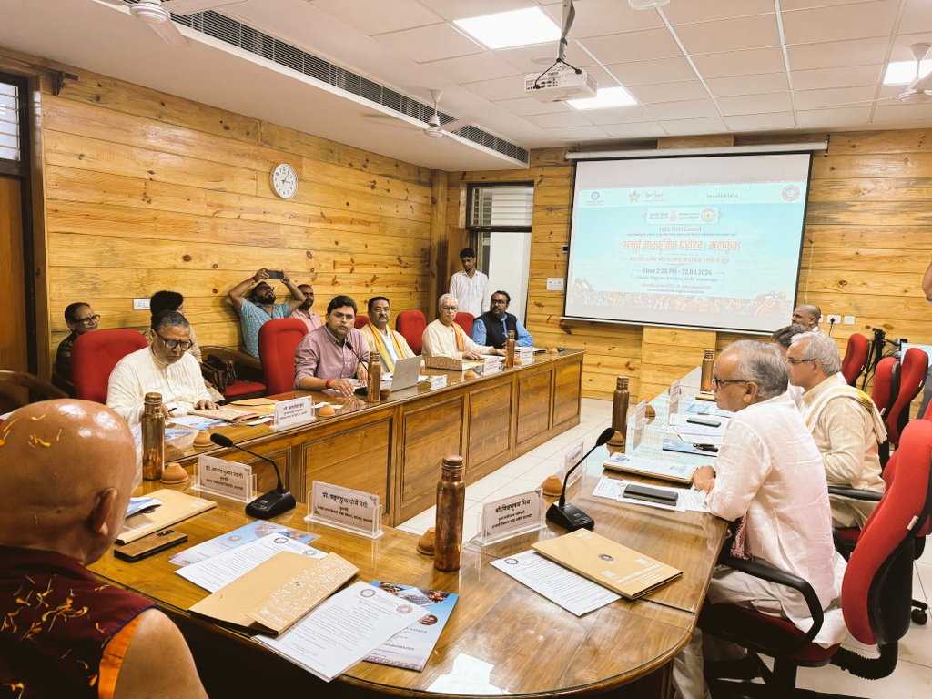India Think Council 🇮🇳 (@indiathinkorg) on Twitter photo 7th roundtable of <a href="/kumbhconclave/">Kumbh Conclave</a> concluded at VVK <a href="/bhupro/">BHU Official</a> in association with <a href="/uptourismgov/">UP Tourism</a> (<a href="/UPGovt/">Government of UP</a> ) , <a href="/DharmarthKarya/">Dharmarth Karya Vibhag, Uttar Pradesh</a> & <a href="/ShriVishwanath/">Shri Kashi Vishwanath Temple Trust</a> as Co-host.
It was a great discussion with,
Sh.<a href="/VishwaMishr/">Vishwa Bhushan</a>,CEO
VC <a href="/mgkvpofficial/">Mahatma Gandhi Kashi Vidyapith</a> Prof. Anand K Tyagi
VC -CHITS -Prof. Wangchuk D. Negi
1/3 7th roundtable of <a href="/kumbhconclave/">Kumbh Conclave</a> concluded at VVK <a href="/bhupro/">BHU Official</a> in association with <a href="/uptourismgov/">UP Tourism</a> (<a href="/UPGovt/">Government of UP</a> ) , <a href="/DharmarthKarya/">Dharmarth Karya Vibhag, Uttar Pradesh</a> & <a href="/ShriVishwanath/">Shri Kashi Vishwanath Temple Trust</a> as Co-host.
It was a great discussion with,
Sh.<a href="/VishwaMishr/">Vishwa Bhushan</a>,CEO
VC <a href="/mgkvpofficial/">Mahatma Gandhi Kashi Vidyapith</a> Prof. Anand K Tyagi
VC -CHITS -Prof. Wangchuk D. Negi
1/3