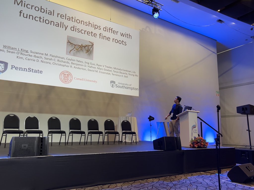 William L King (@drmicrowill) on Twitter photo Having an absolute blast at #ISME19 in Cape Town. Really enjoyed talking about linking plant root functionality to microbial composition and function
<a href="/sotonbiosci/">Biological Sciences</a> <a href="/PSUmBiome/">One Health Microbiome Center</a> <a href="/Cornell/">Cornell University</a> Having an absolute blast at #ISME19 in Cape Town. Really enjoyed talking about linking plant root functionality to microbial composition and function
<a href="/sotonbiosci/">Biological Sciences</a> <a href="/PSUmBiome/">One Health Microbiome Center</a> <a href="/Cornell/">Cornell University</a>