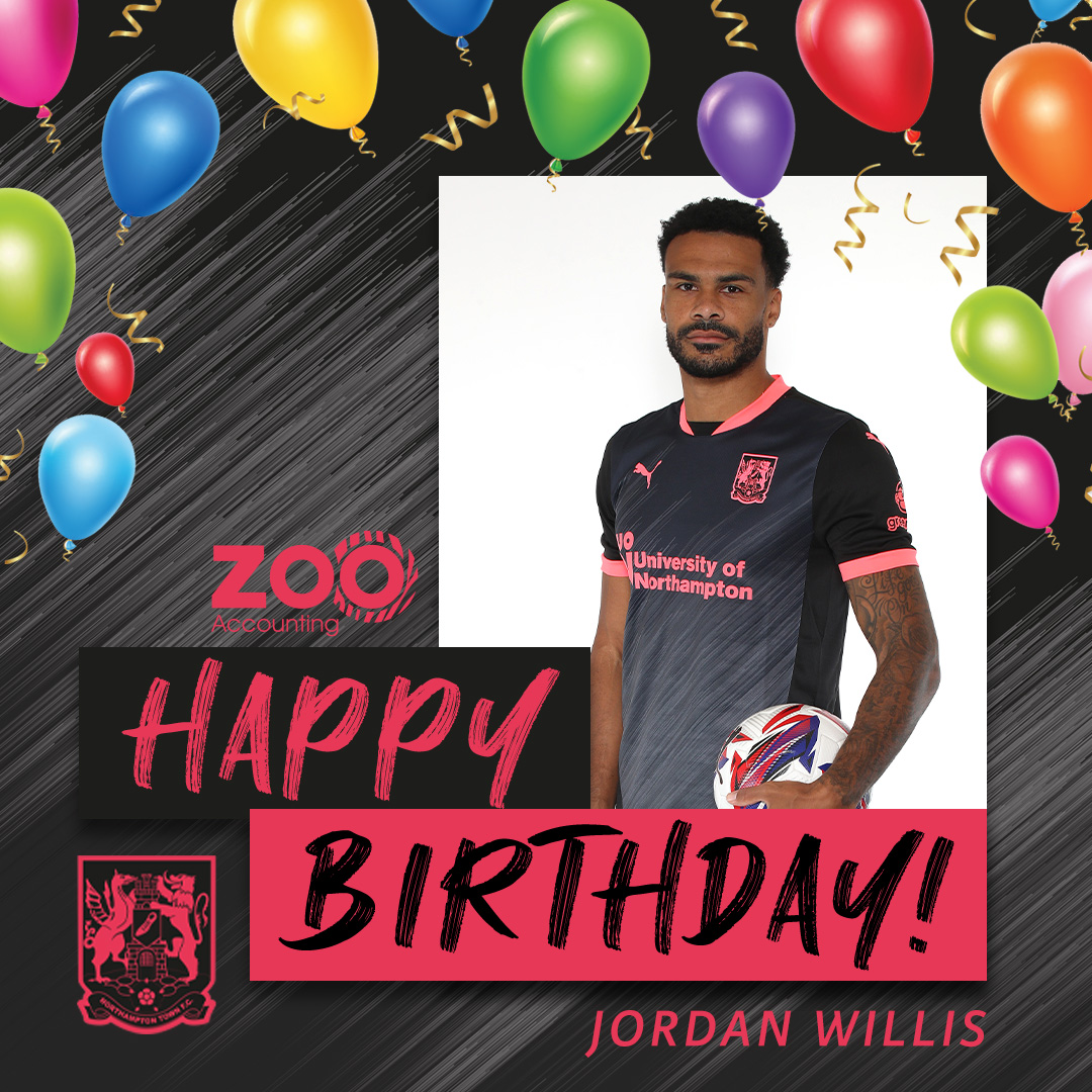 ntfc's tweet photo. 🥳 Happy Birthday Jordan! 🙌 

Wishing centre half @JordanWillis94 many happy returns! 🤩 

Birthday wishes in association with @zooaccounting 🤝 

#ShoeArmy 👞 https://t.co/GtPsPIfH8x
