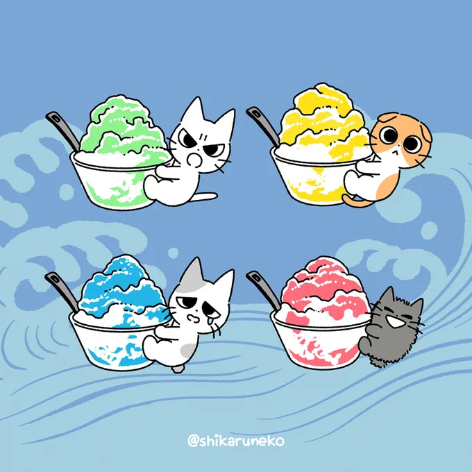 シロップなにかける?
