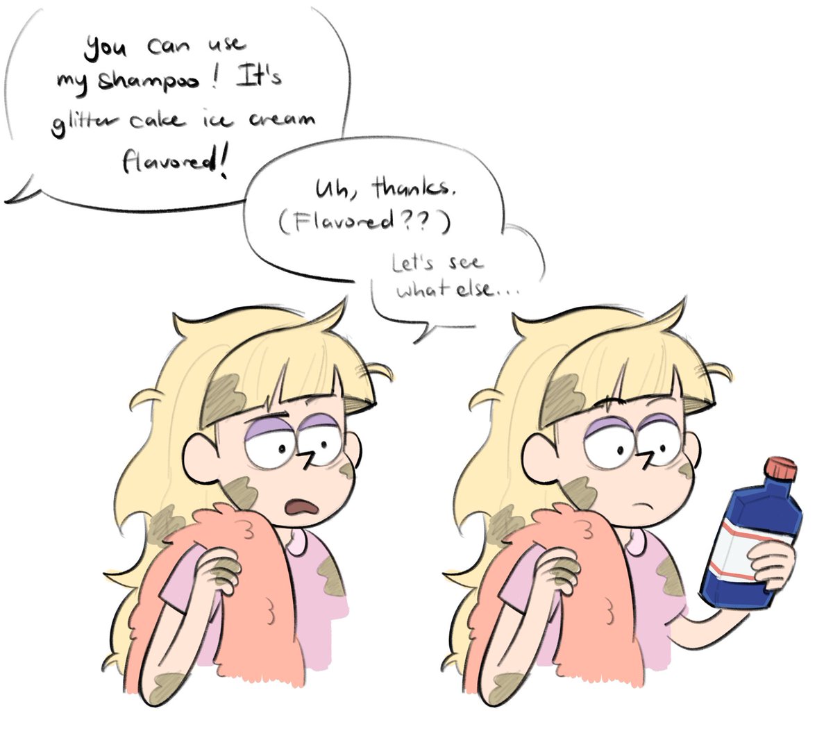 employedhamster's tweet photo. Pacifica showing she cares (1/2) https://t.co/d3z8sTXW9w