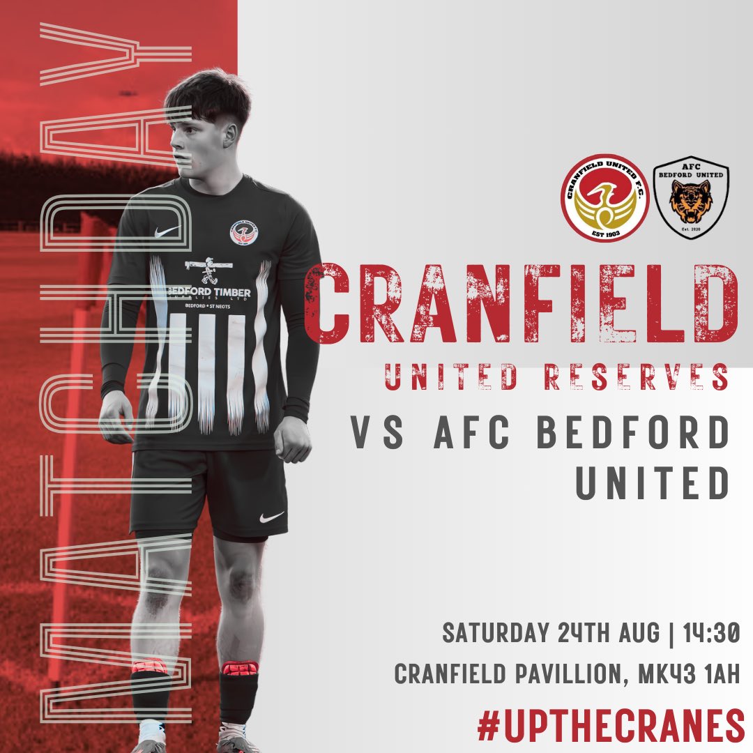 🏗️| Next Up‼️

This Saturday sees us play our first Saturday home game of the season as we host <a href="/LetchworthGCFC/">(C) Letchworth Garden City FC</a>.

Next door on the 3G our Reserves are also in action as they host <a href="/AfcBedford/">AFC Bedford United</a> in a friendly.

Come down and support both sides, and enjoy the new beers on tap!