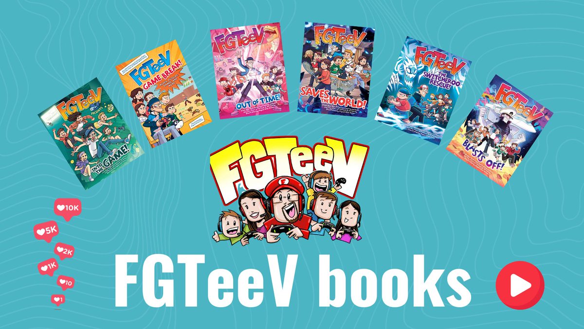 BookScouterCom's tweet image. Dive into action-packed adventures with #FGTeeV's graphic #novels! From the beloved #YouTube gaming family, these #books blend gaming excitement with heartwarming family moments. Perfect for young #gamers &amp;amp; families looking to bond. Ready to play? More at bit.ly/3WOLfm9.