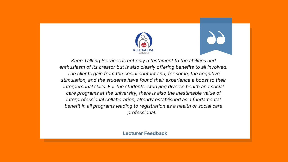 It's Feedback Friday! Time to share some amazing feedback from a university lecturer who truly believes in the cause. Any lecturers out there reading this please get in touch and watch us bring benifit to your students! #joinus #keeptalking #students