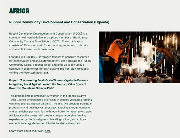 RuboniVillage's tweet photo. #RuboniVillage is glad to receive this mention by a global sustainability partner. We are using this to support traditional livelihoods, empowering women and supporting enterprise development in the rural community. https://t.co/svu88lVGQE