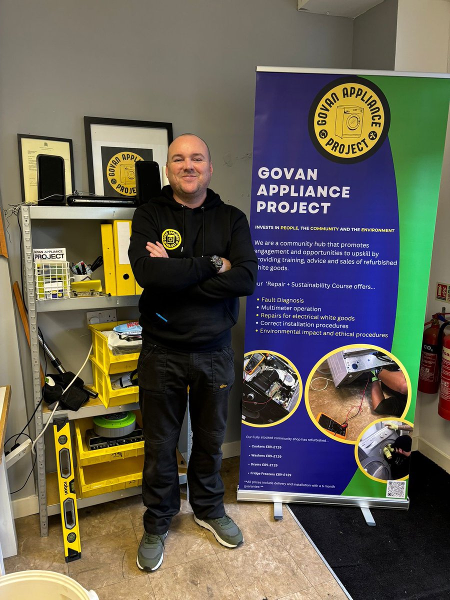 Had a great day yesterday hosting this months @gsen meeting at @govanapplianceproject 🙌🏻🙌🏻

We had talks Beth at @scvoscot on ‘Growing Climate Confidence’ and from @glasgowecotrust ‘s Neil who gave us some great information and a lot to think about! ♻️♻️