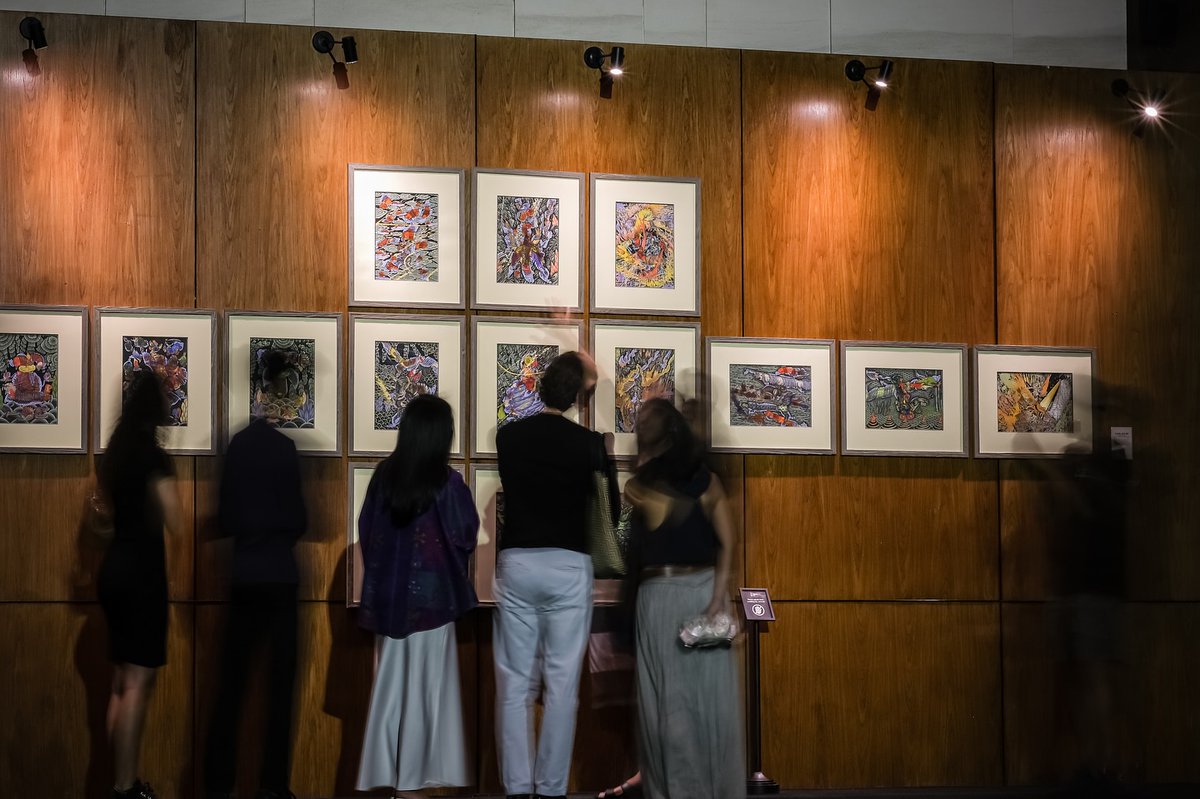 KempinskiBali's tweet photo. On Indonesia’s Independence Day, @kempinskibali unveiled the “Gallery of Art: Pancha Mahabhuta Exhibition.” Renowned Indonesian artists I Made Griyawan and Teja Astawa. https://t.co/r9QvswmCNu