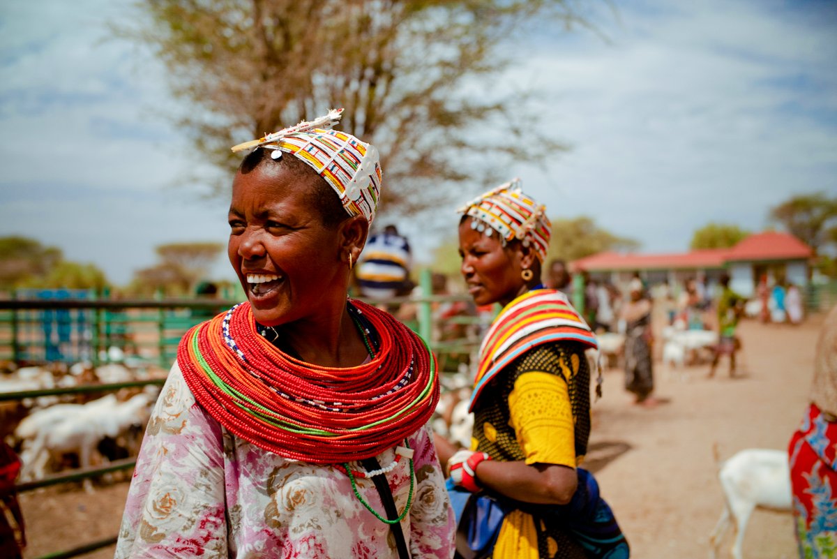 "I used to sell my livestock under a tree until USAID came and built us a market which is permanent and secure. We have an organized market day every week and we can sell the livestock with ease." - Naigaltan Lekargio, trader at Merille livestock market, Marsabit County