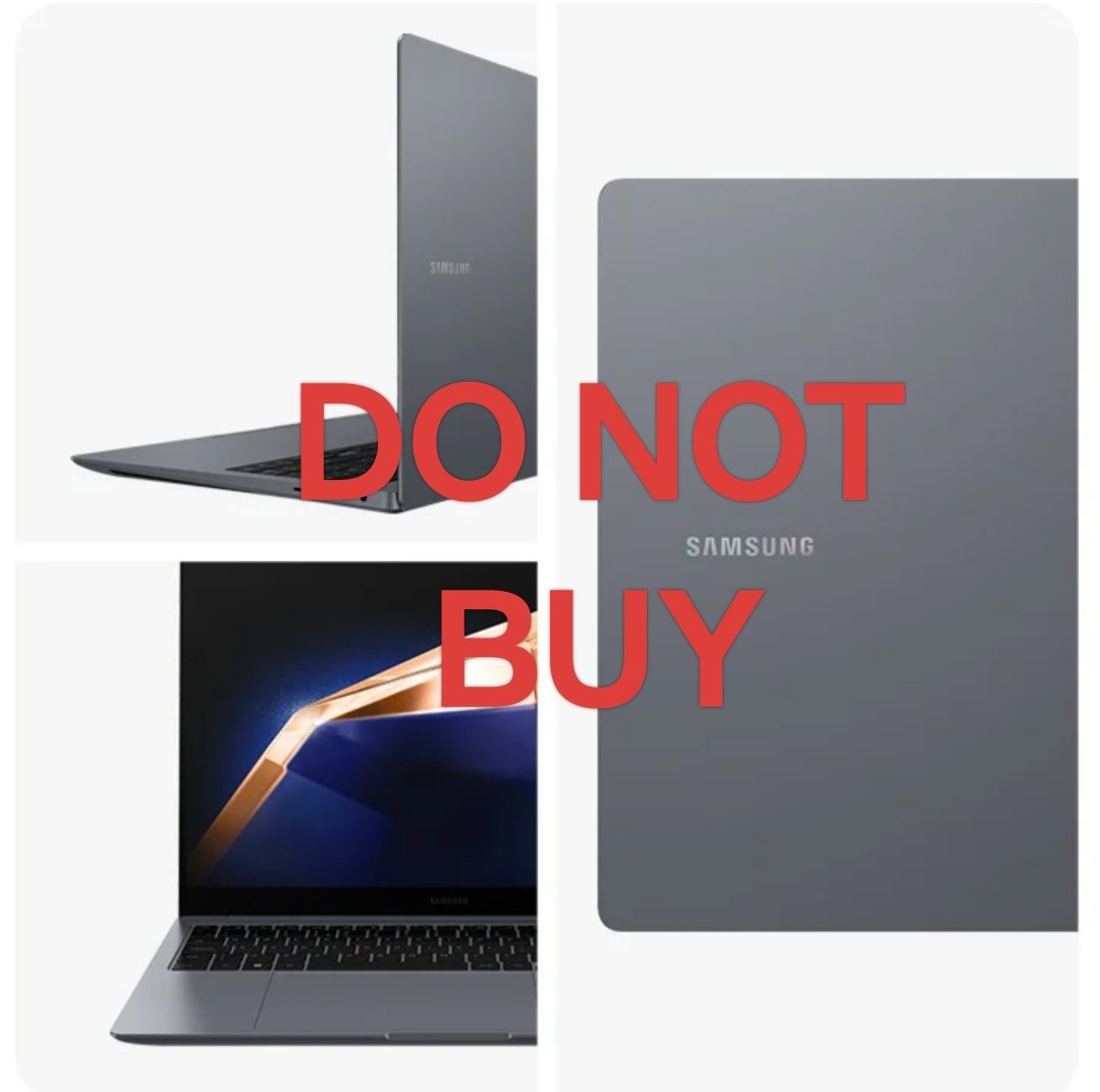 abhatia1435's tweet photo. ⚠️WARNING - DO NOT BUY SAMSUNG GALAXY BOOK 3/4 ⚠️ CHEAP BUILD QUALITY

A thread 🧵

Worst Experience ever with Samsung Customer Care and Authorized Service Center
TL;DR - CHEAP build quality and UNRELIABLE Customer Support

Tagging @SamsungIndia @SamsungMobile @Samsung 
(1/n) https://t.co/6i1sfyXbDt