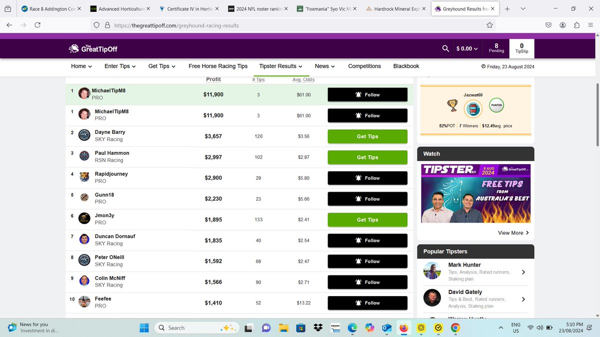 TipM8.com tweet media