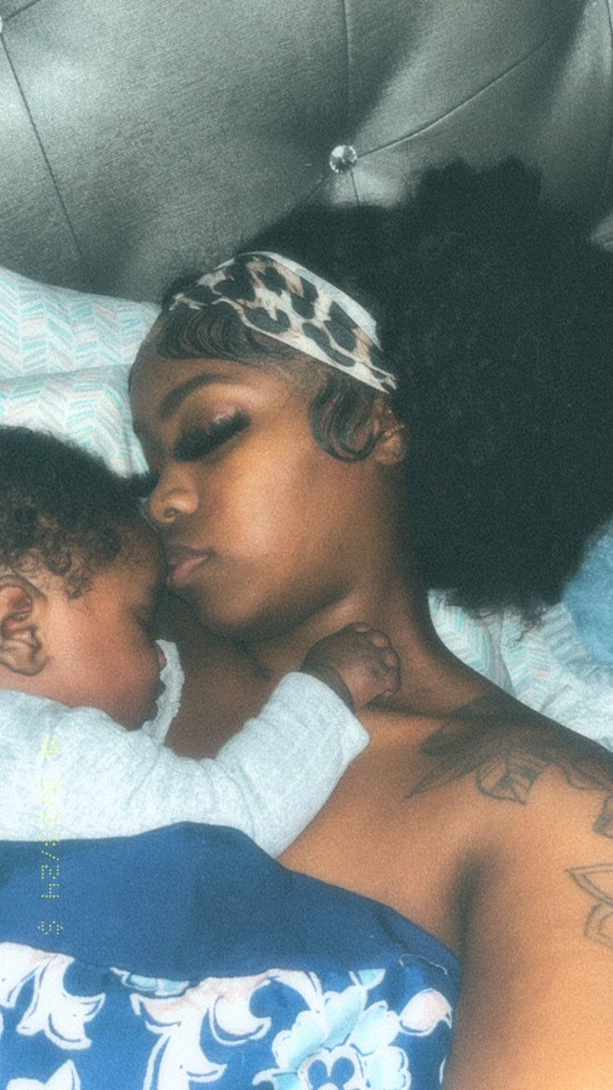 Quallatee's tweet photo. Them: Don’t spoil that baby 
Us : 🥴🤣🧸😴 https://t.co/OHW5Hopjbz