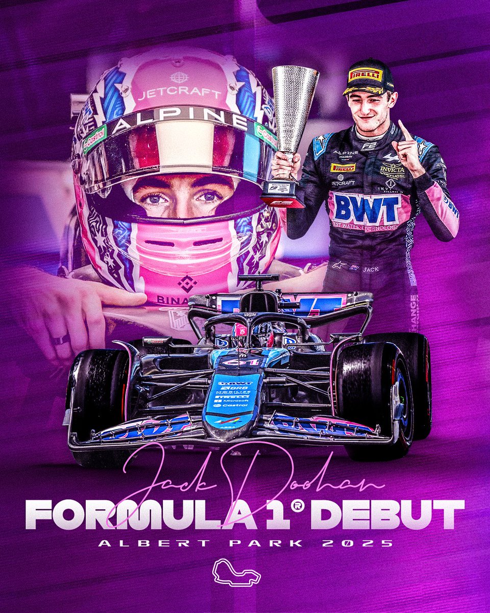 Imagine your first #F1 race being your home race... a dream come true! 💭

We can't wait to celebrate your debut with you next March, Jack 🇦🇺

#AusGP