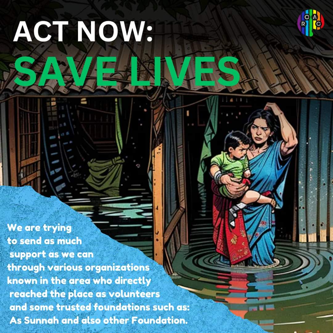 nobody_although's tweet photo. **Flood Relief Appeal**

Severe floods in Noakhali, Sylhet, Feni, Comilla, and Chittagong have displaced over 3.6 million people and caused 15 deaths. Feni alone has 200 submerged villages, trapping nearly 200,000 people. Urgent aid is needed.

Your support is crucial. https://t.co/gY4dVmPLph