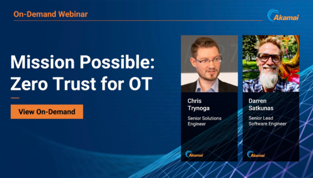 JeniceBhatia's tweet photo. Transform your OT and IT security approach with Zero Trust. Our live session explores practical frameworks and cutting-edge defenses against sophisticated attacks. Watch now. @Akamai #AkamaiSecurity https://t.co/4Xhy5iz1Au https://t.co/8dwtitmv4C