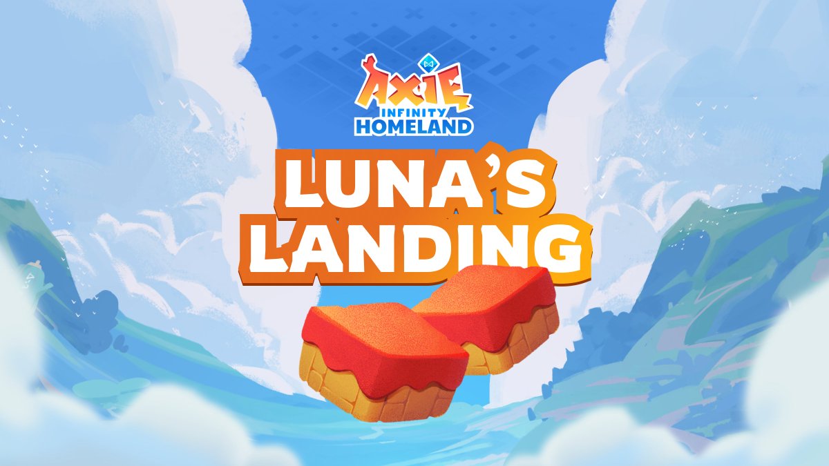 AxieInfinity's tweet photo. Welcome to Luna's Landing!

It all began five years ago, with our land crates sale. A select few achieved a collecting feat worthy of something extraordinary: a plot in Luna's Landing.

The rarest land plots in all Lunacia have been minted!

✨ We’ve minted 8 Luna's Landing Plots and sent them to their new owners.

🌟 Congratulations to Coco, Peter Pan, Seedphrase, Davicio, Jdor, Owl, BinaryAssets, and Freak.

🏅 Introducing the Luna's Landing badge in App.Axie and future Homeland utility

Full announcement 👇🏼

📜 : https://t.co/1JxCDUaLNL