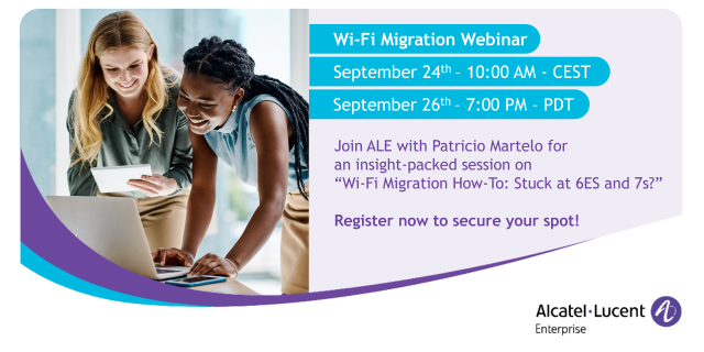 Aman Prakash (@aprak_anz) on Twitter photo Struggling with Wi-Fi 6E and 7? Join an interactive webinar with real-time feedback presented by Patricio Martelo, Director of Network Architecture at <a href="/ALUEnterprise/">Alcatel-Lucent Enterprise</a>. Register now to elevate the performance of your Wi-Fi network! #WhereEverythingConnects bit.ly/470q3y1 Struggling with Wi-Fi 6E and 7? Join an interactive webinar with real-time feedback presented by Patricio Martelo, Director of Network Architecture at <a href="/ALUEnterprise/">Alcatel-Lucent Enterprise</a>. Register now to elevate the performance of your Wi-Fi network! #WhereEverythingConnects bit.ly/470q3y1