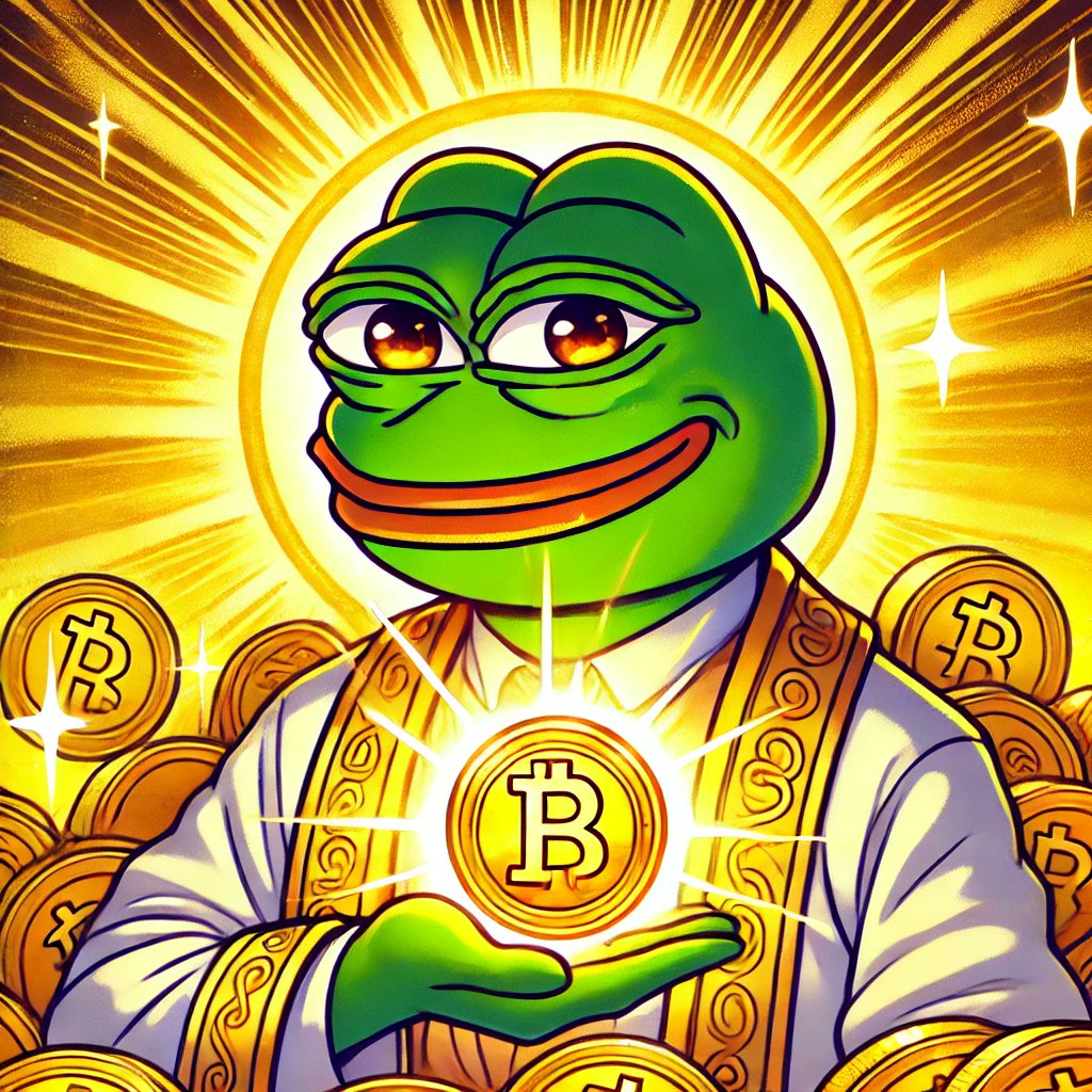 PepeGold_'s tweet photo. 🐸💰Hop into the day with confidence, and may your fortunes shine as bright as gold! https://t.co/GUMG1OE9K9